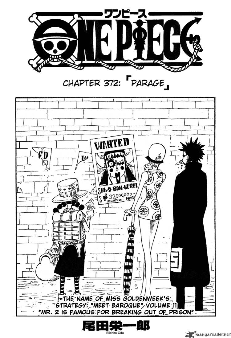 One Piece - Chapter 372 Page 1