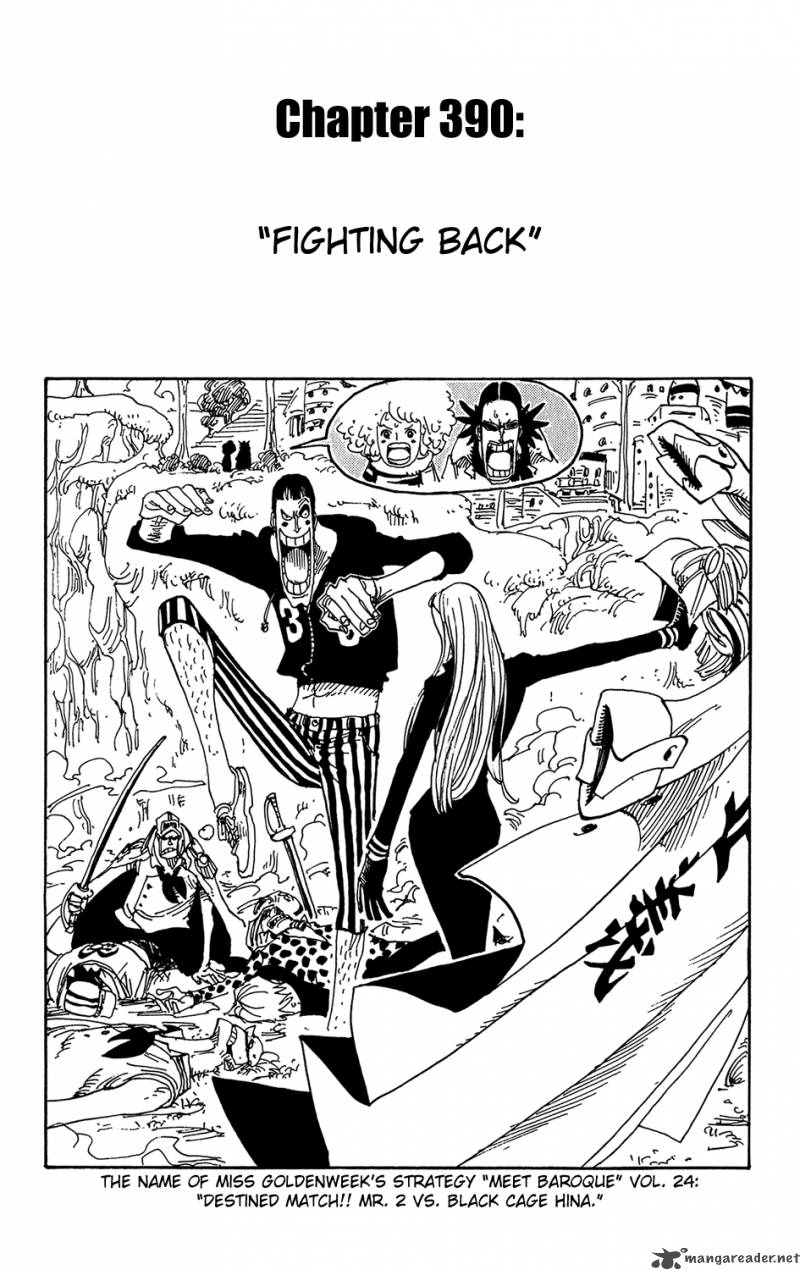 One Piece - Chapter 390 Page 1