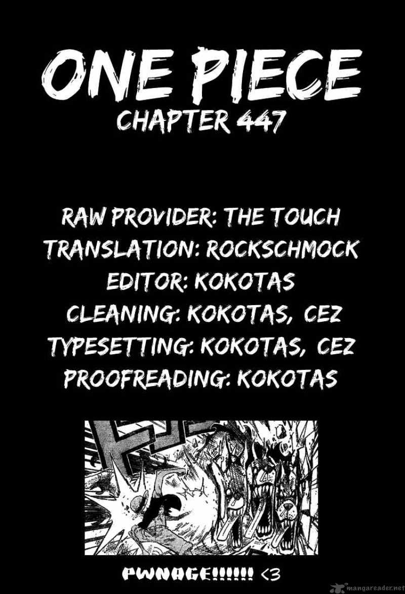 One Piece - Chapter 447 Page 20