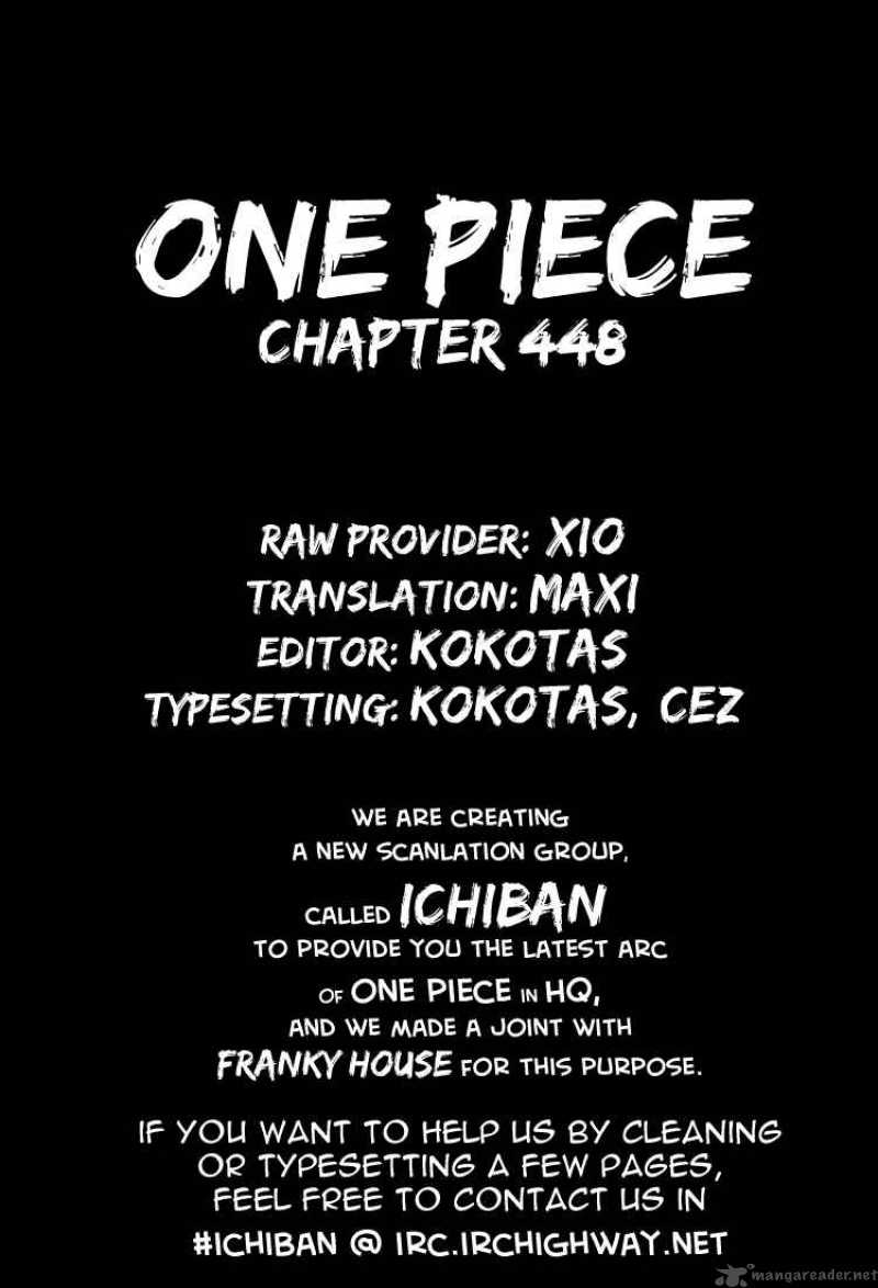 One Piece - Chapter 448 Page 19