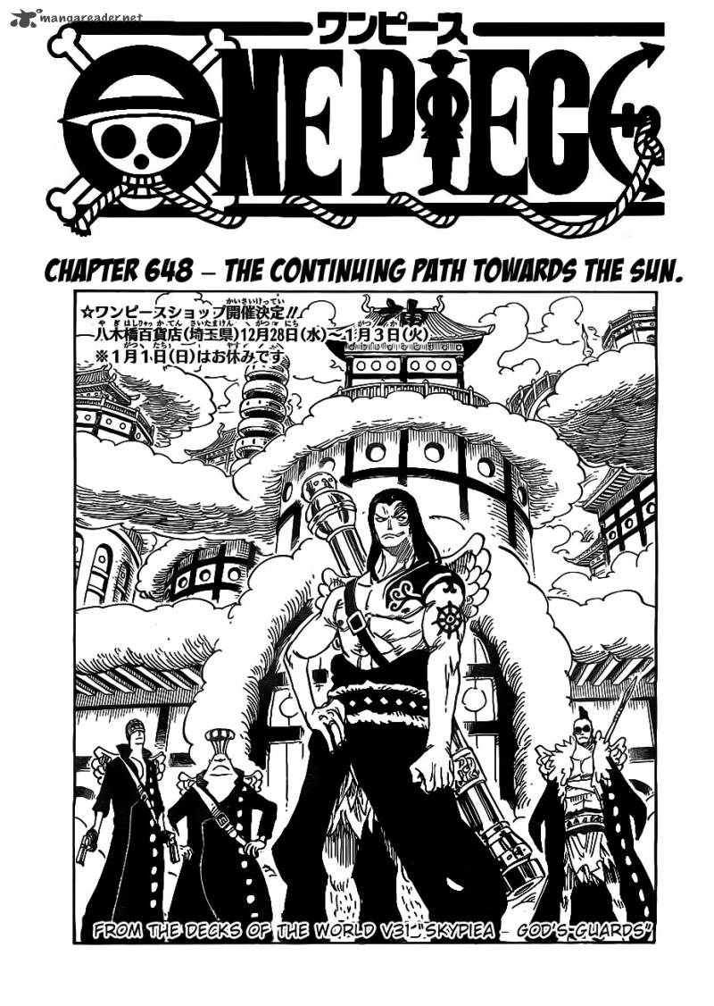 One Piece - Chapter 648 Page 1