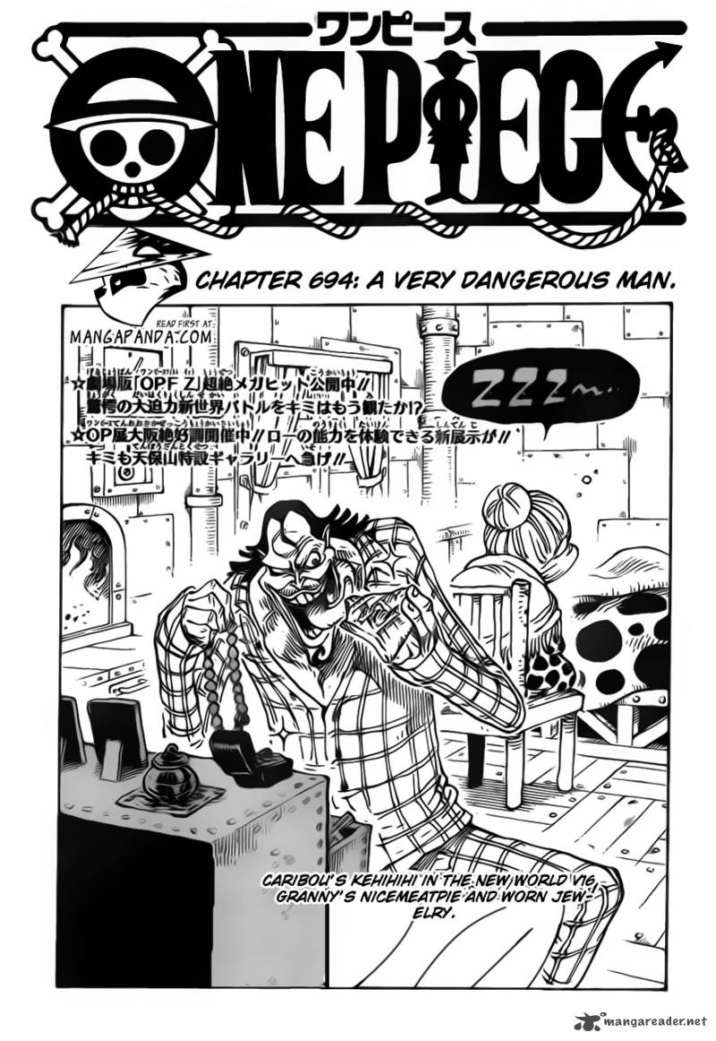 One Piece - Chapter 694 Page 3