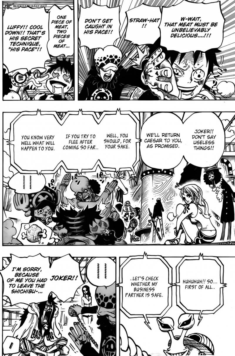 One Piece - Chapter 700 Page 9