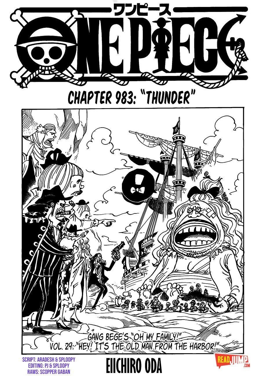 One Piece - Chapter 983 Page 1