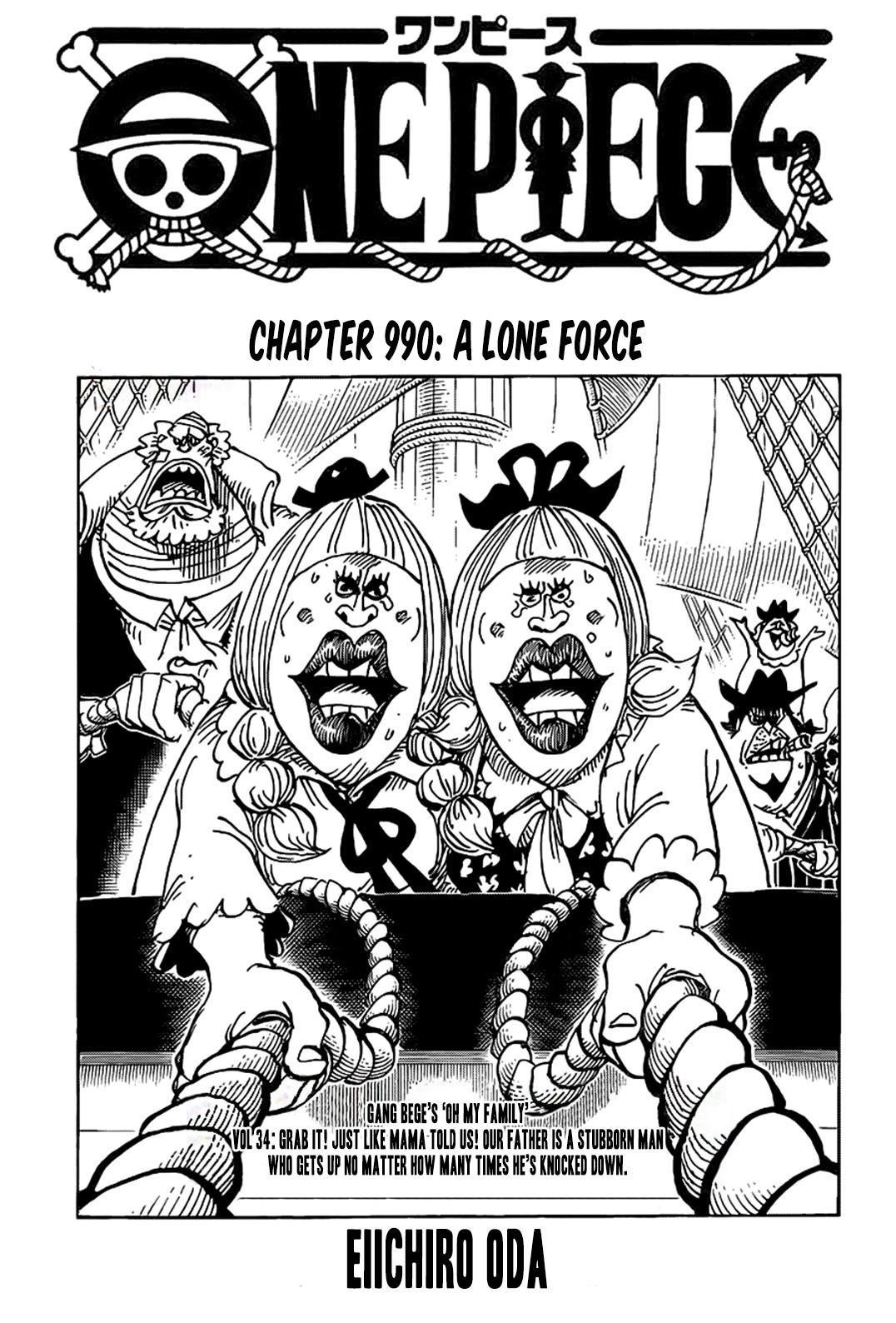 One Piece - Chapter 990 Page 1