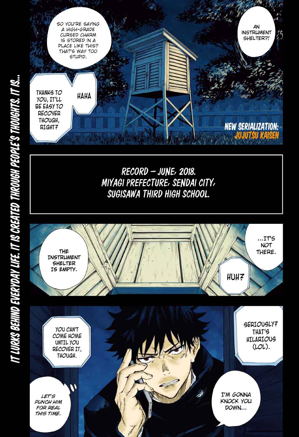 Jujutsu Kaisen - Chapter 1 Page 1